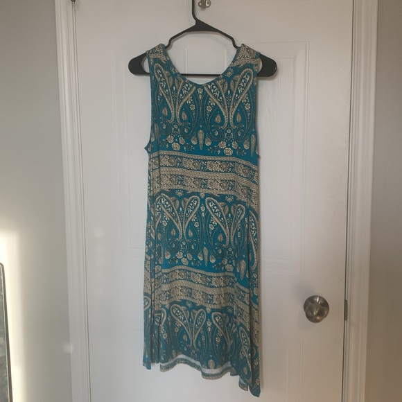 Aligaduo paisley patterned dress with pockets brand NWT - Picture 3 of 5
